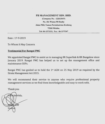 PB Management Sdn Bhd